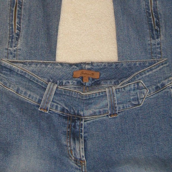 AB 2502 Arden B (Size 10 Long) Distress Spandex   Denim (Palazzo Leg) - Picture 12 of 16